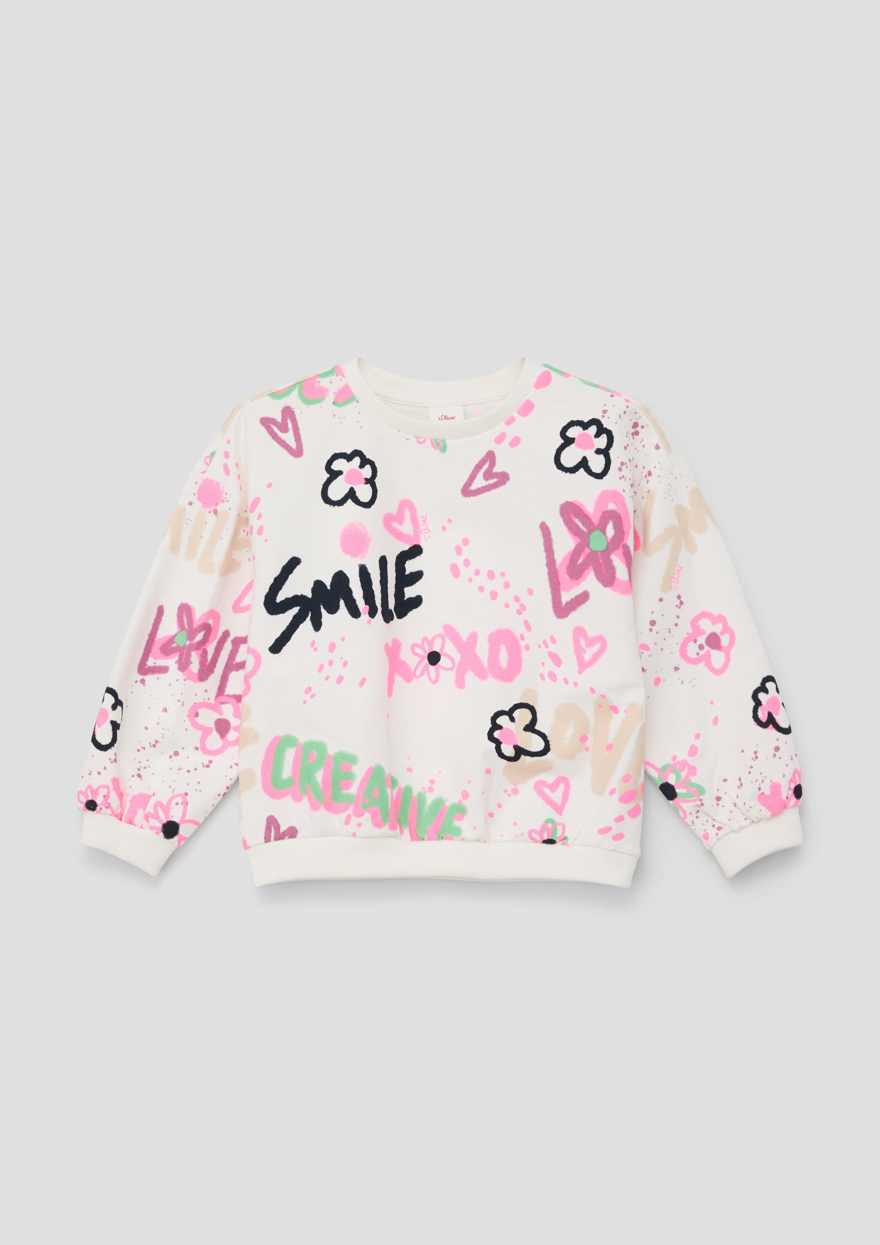 Sweatshirt mit All-over-Print  2140030-0210