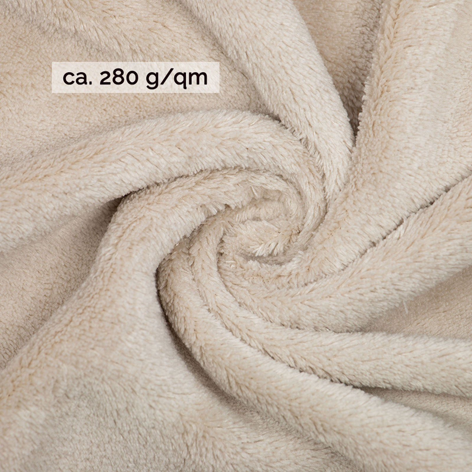 Wohndecke, ZOLLNER, superflauschig, in XXL Größe verfügbar, 150 x 200 cm, 100% Polyester, superflauschig, in XXL Größe verfügbar