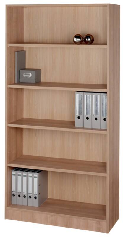 Hammerbacher Melaminharzbeschichtete Spanplatte Regal 4 1.000 x 400 x 2.004 mm Walnuss