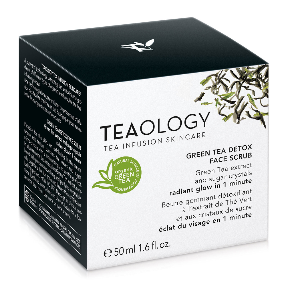 Teaology Green Tea Detox Face Scrub Gommage Détox Visage