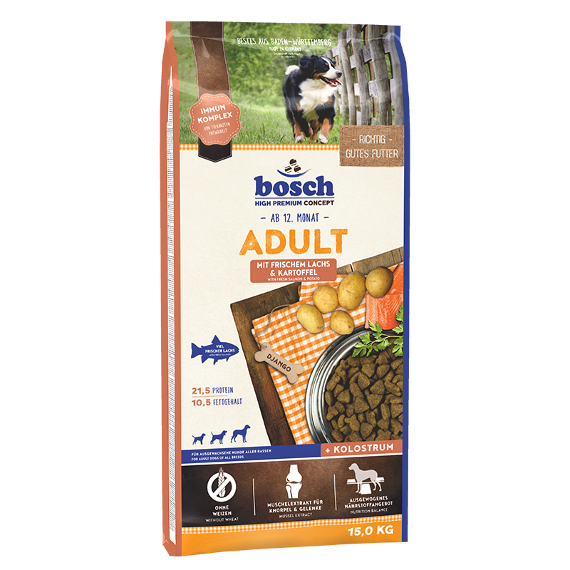 bosch Hundetrockenfutter bosch High Premium Concept Adult Lachs & Kartoffel 15 kg