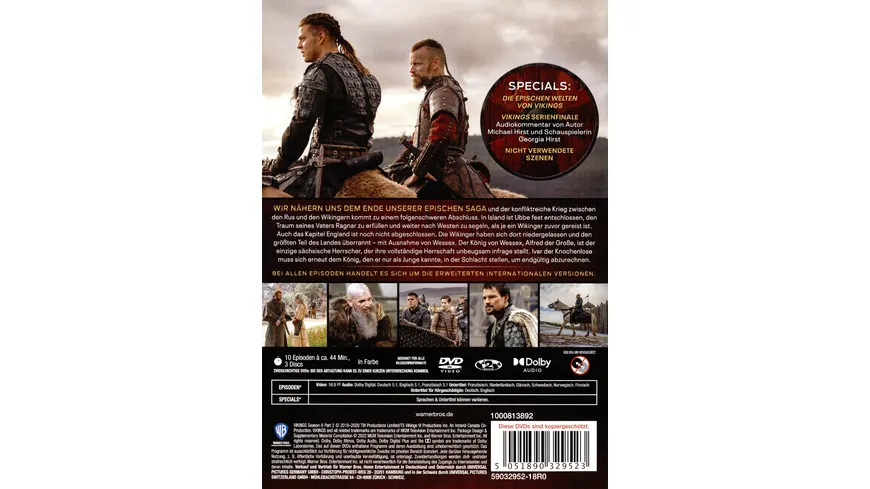 Vikings - Season 6.2  [3 DVDs]
