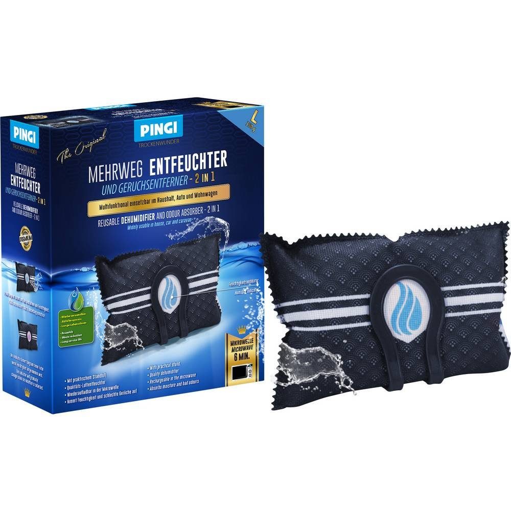 Pingi Luftentfeuchter Mehrweg-Entfeuchter 350 g