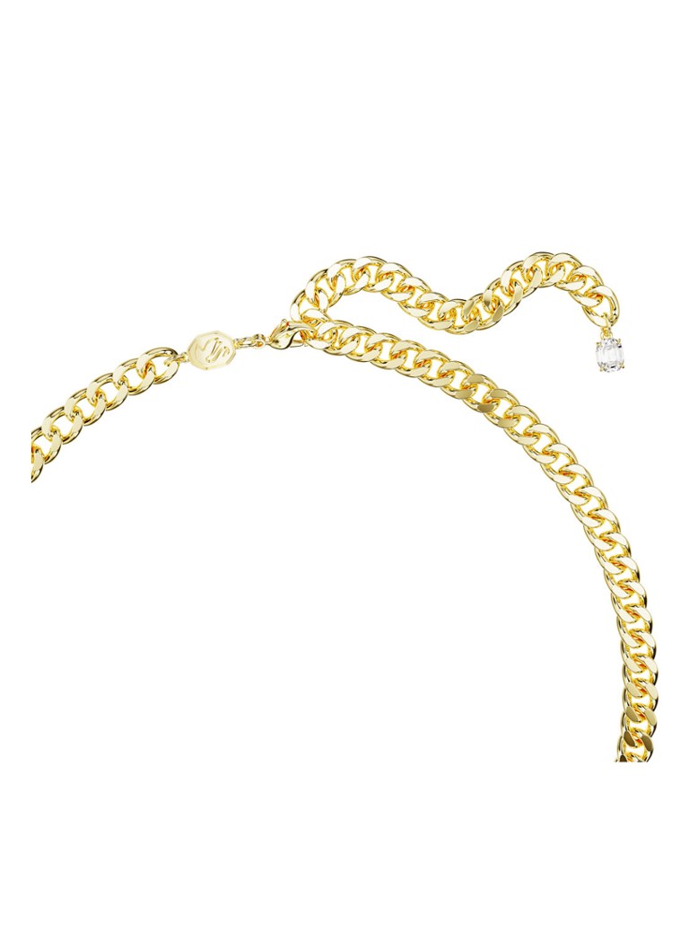 Collana girocollo Swarovski Millenia placcata in oro