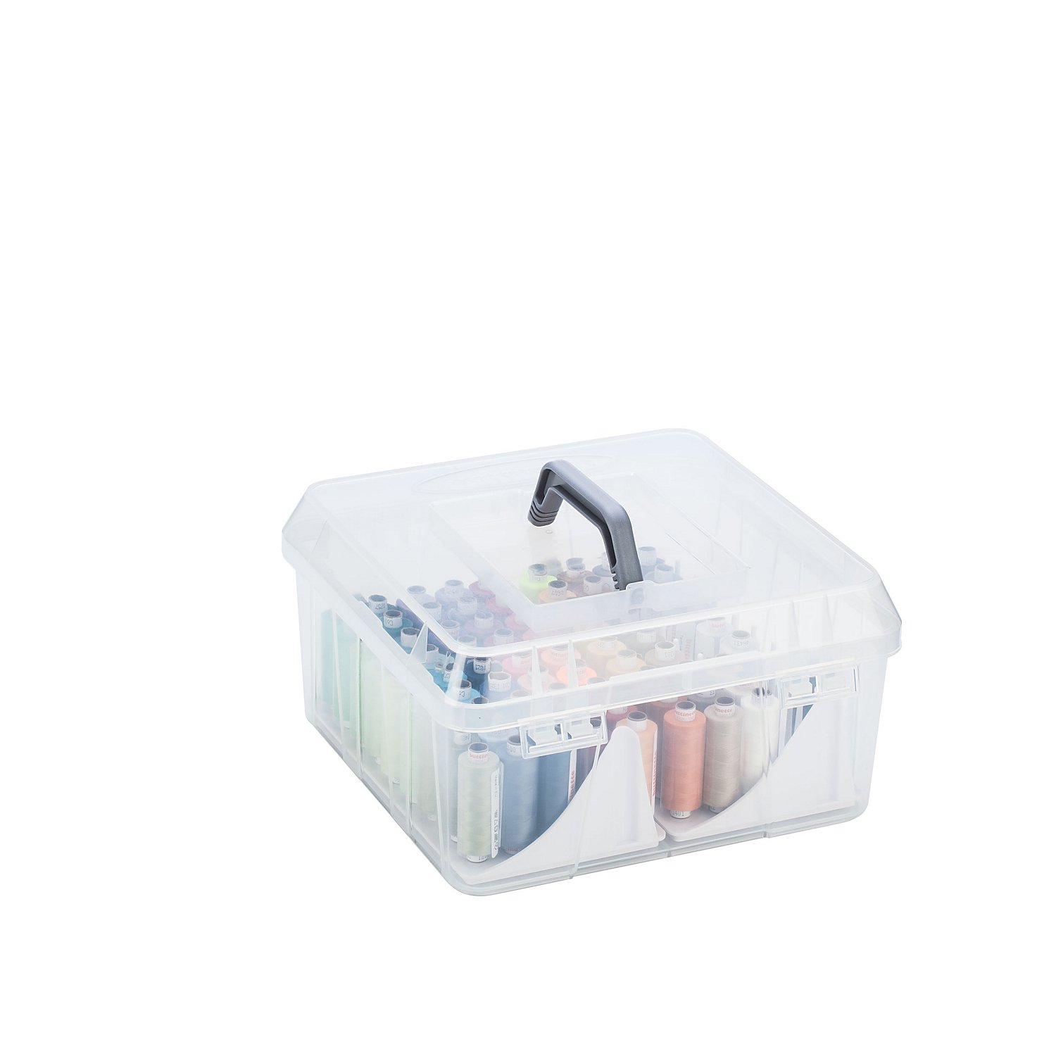 buttinette Nähgarn-Set XL, mit 75 Nähgarnen
