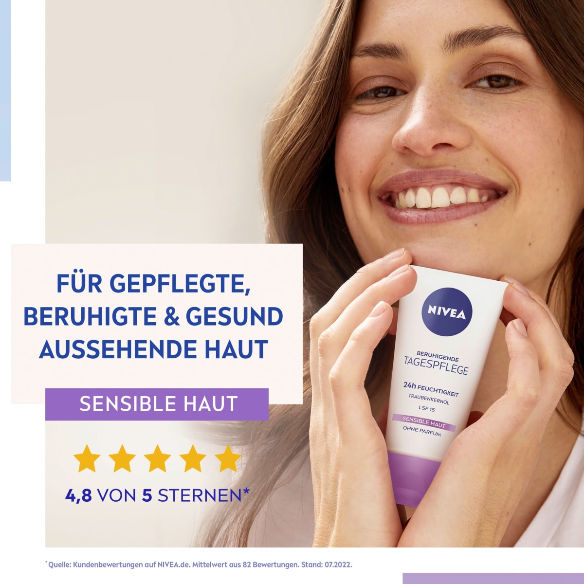 Gesichtscreme Essentials sensible Haut LSF 15, 50 ml