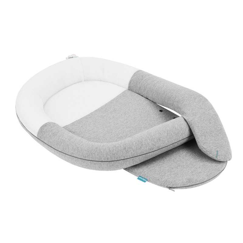 Coussin réducteur anti-coliques Cloudnest gris et blanc Babymoov