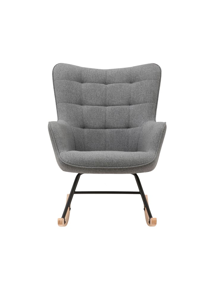 byLiving Schaukelstuhl RICHIE in Grau günstig kaufen onesize