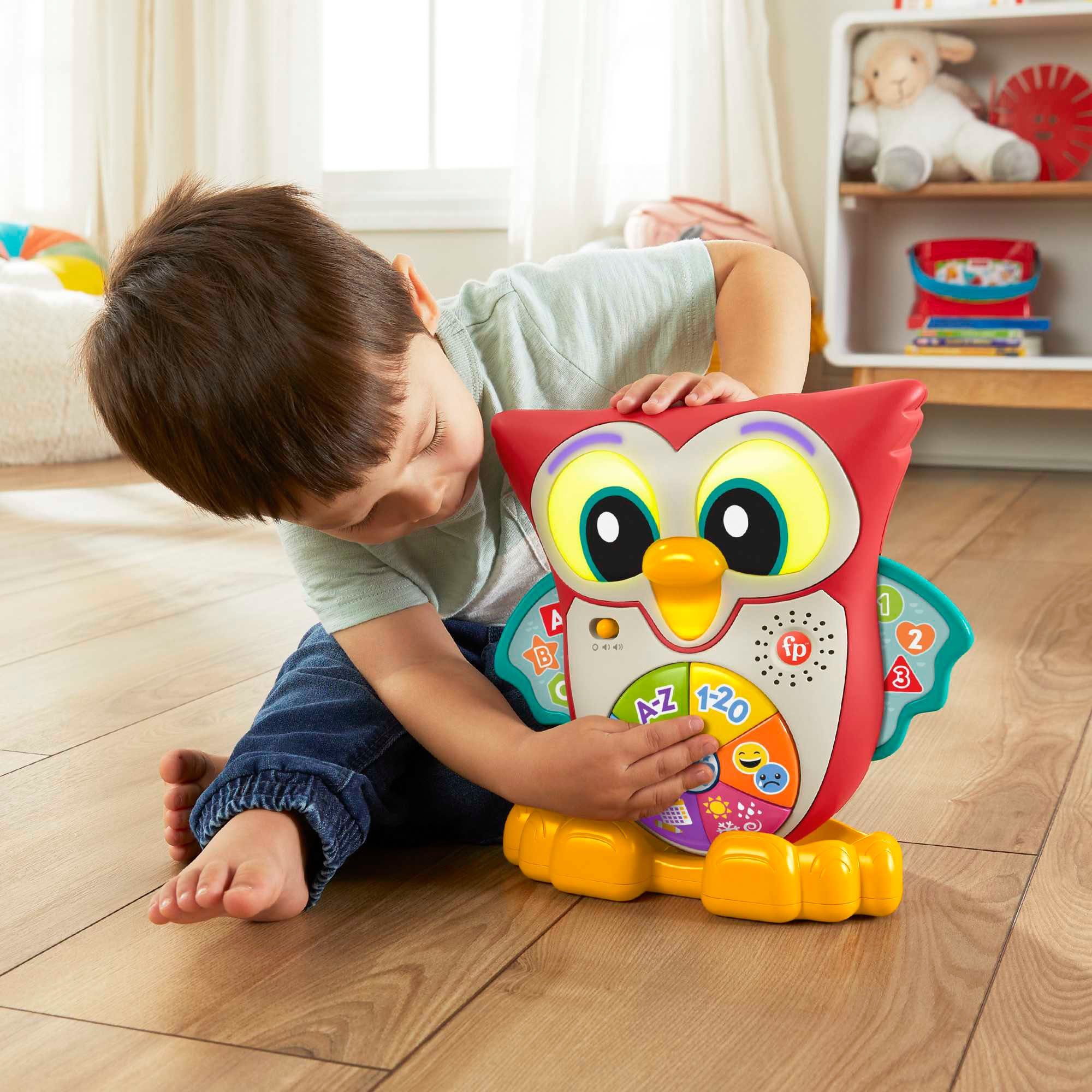 Fisher-Price® Lernspielzeug BlinkiLinkis Schlaue Eule, mit Licht und Sound