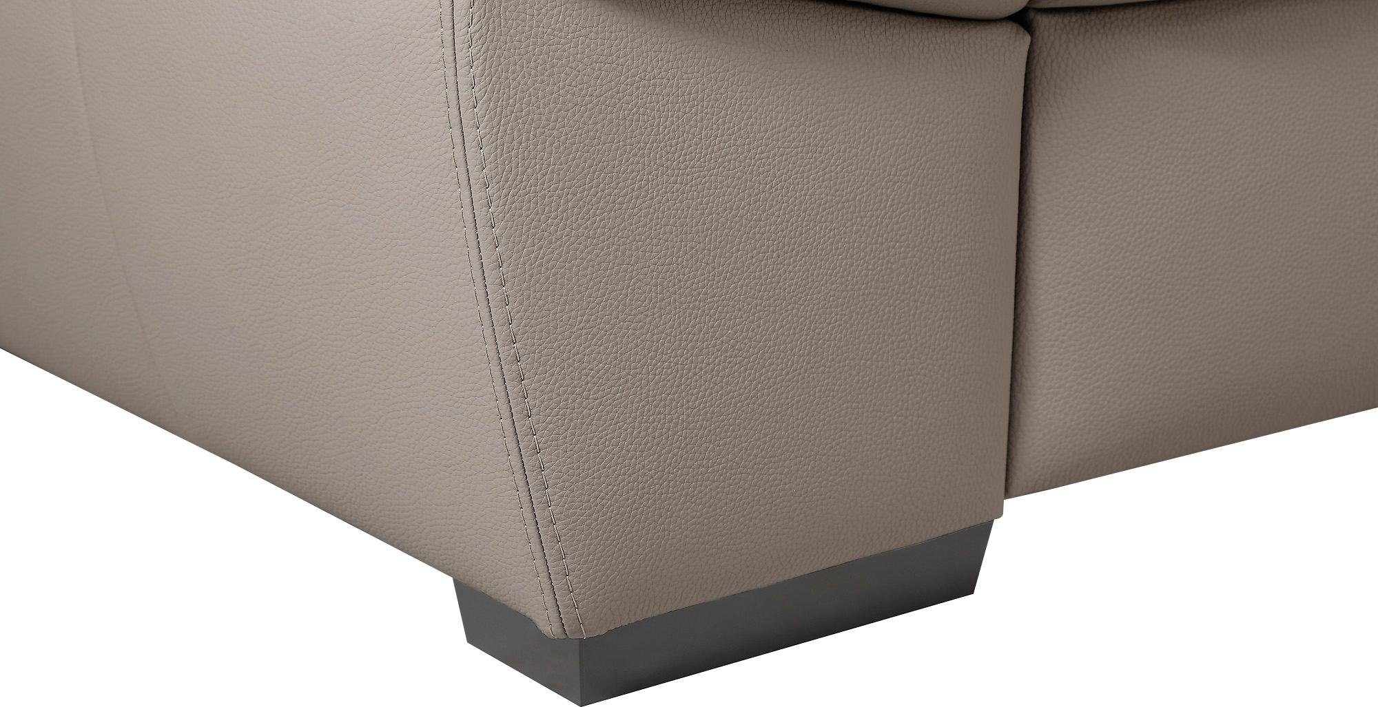 exxpo - sofa fashion Ecksofa Salerno, inklusive Kopfteil- und Armteilverstellung, wahlweise mit Bettfunktion