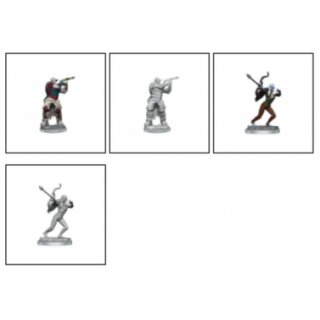 Critical Role Unpainted Miniatures: Ashari Stoneguard & Ashari Skydancer