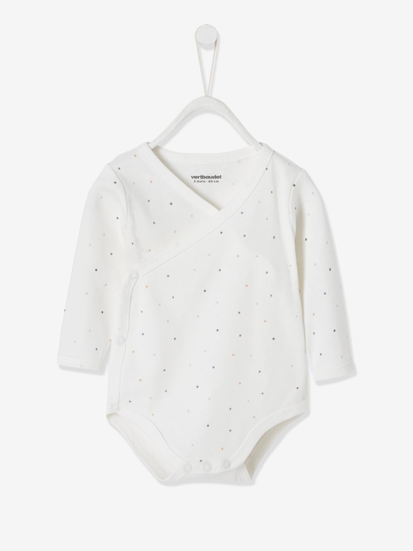 Vertbaudet 3-teiliges Baby Set LOVELY NATURE, Bio-Kollektion - wollweiß