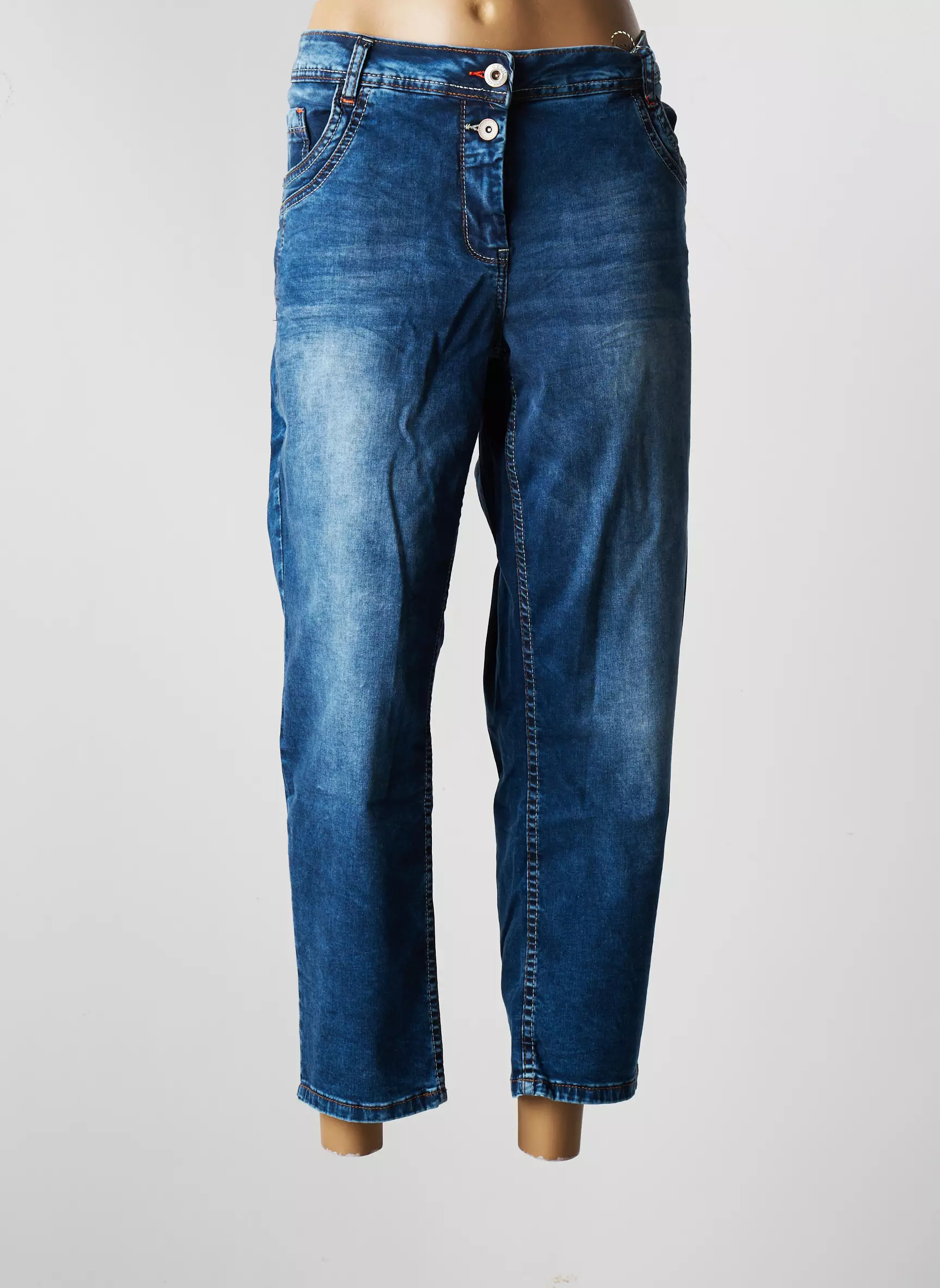 Cecil Jean Mom Femme couleur bleu