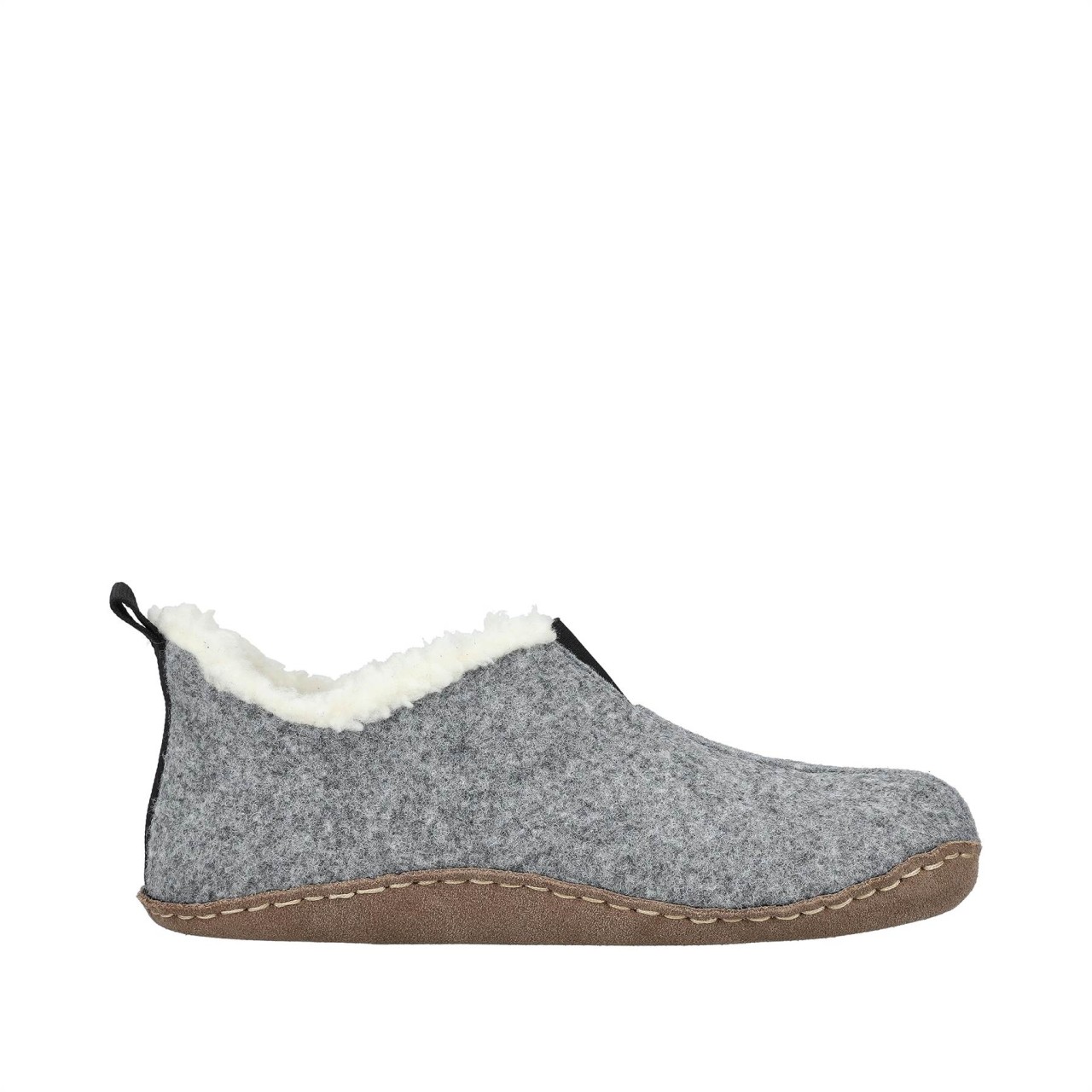 RIEKER Sportliche Slipper grau