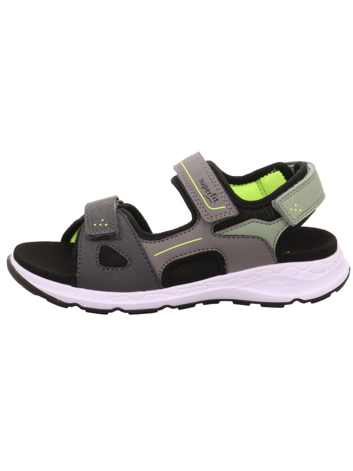 superfit Sandale CRISS CROSS in Grau/Hellgrün günstig kaufen