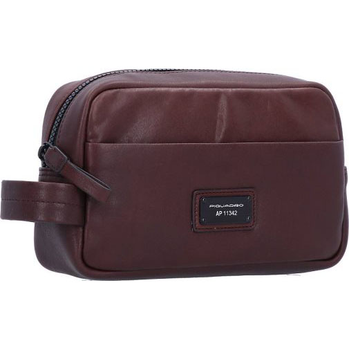 Piquadro Harper Kulturbeutel Leder 23 cm
