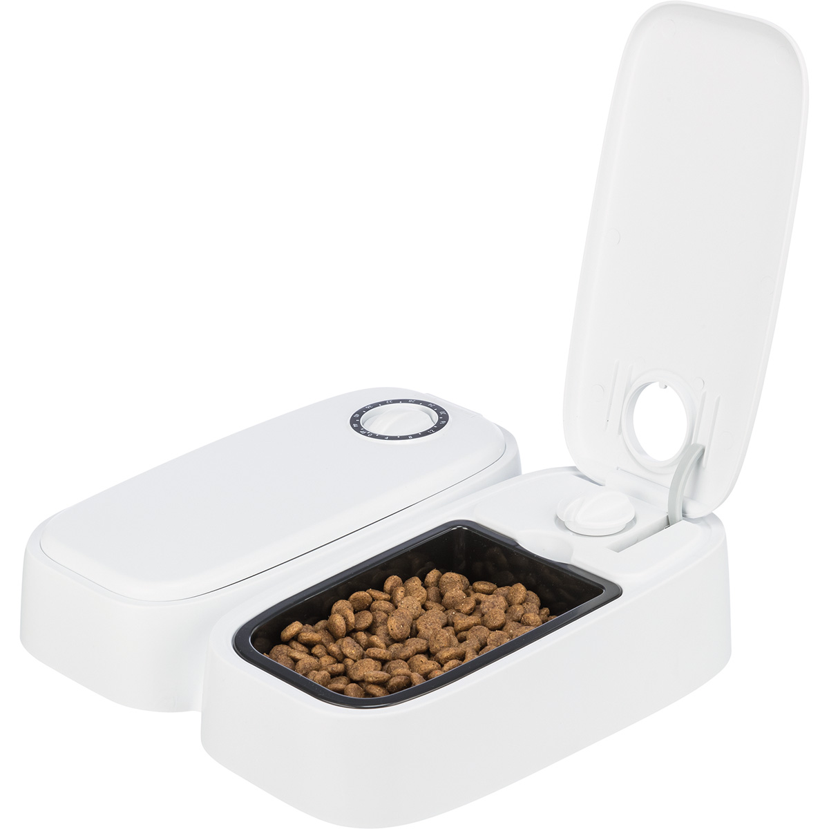 Trixie Futterautomat TX2, 2×300 ml/ 27×7×24cm weiß bei ZooRoyal