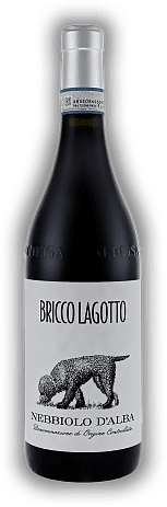 Bricco Lagotto, Nebbiolo d'Alba, Nebbiolo, DOC, 2018, Piemont  Bricco Lagotto, Nebbiolo d'Alba, Nebbiolo, DOC, 2018, Piemont   Jahrgang 2018 - 0,75	 Liter - Vol 14%