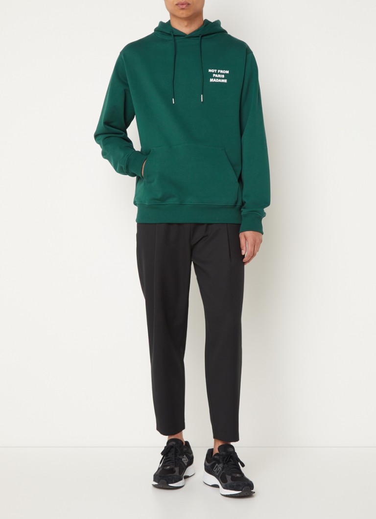Drôle de Monsieur  Hoodie met front- en backprint