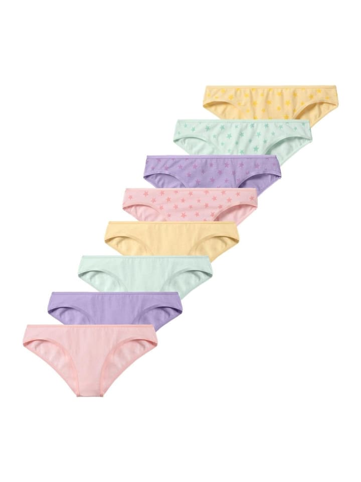 Petite Fleur Kids Bikinislip in gelb, lila, mint, rosa günstig kaufen