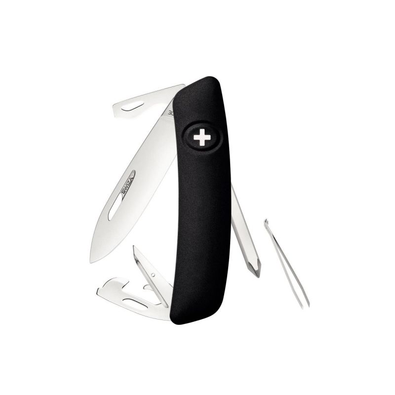 Swiza D04 Black, Schweizer Taschenmesser made in Swiss