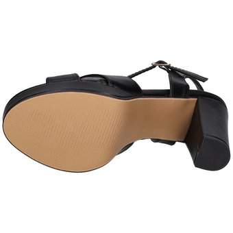 Barbarella Sandale in schwarz