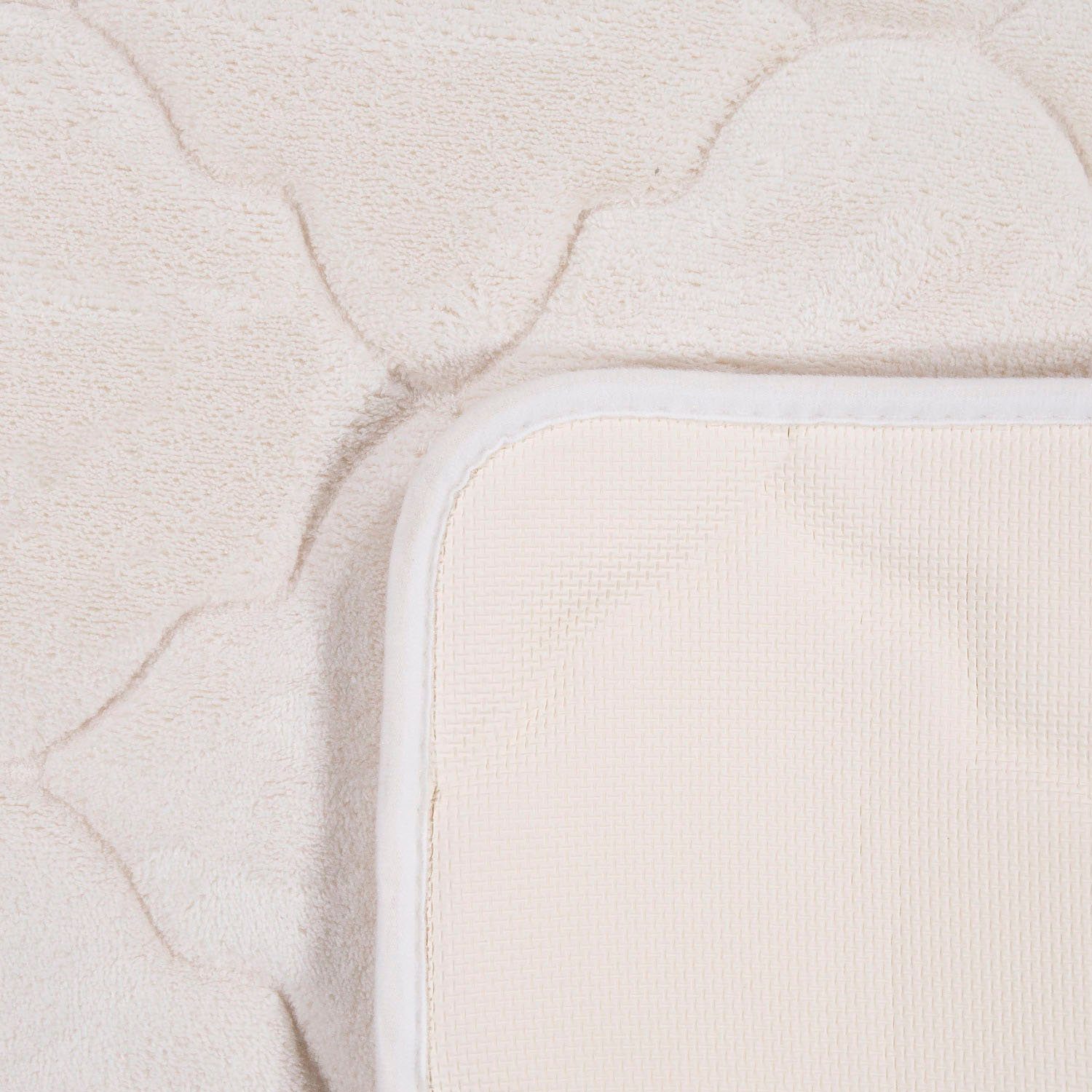 Badematte Corby 251 Paco Home, Höhe 13 mm, rutschhemmend beschichtet, fußbodenheizungsgeeignet, Polyester, rechteckig, Badteppich, Ornamente, Hoch-Tief Effekt, Memory-Foam Effekt