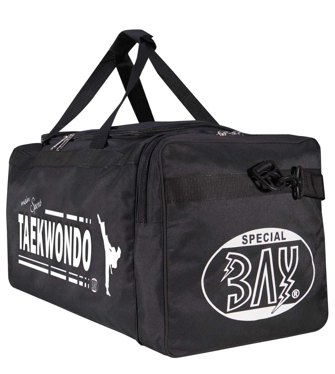 BAY-Sports Sporttasche Sporttasche mein Sport TKD Taekwondo schwarz 70 cm