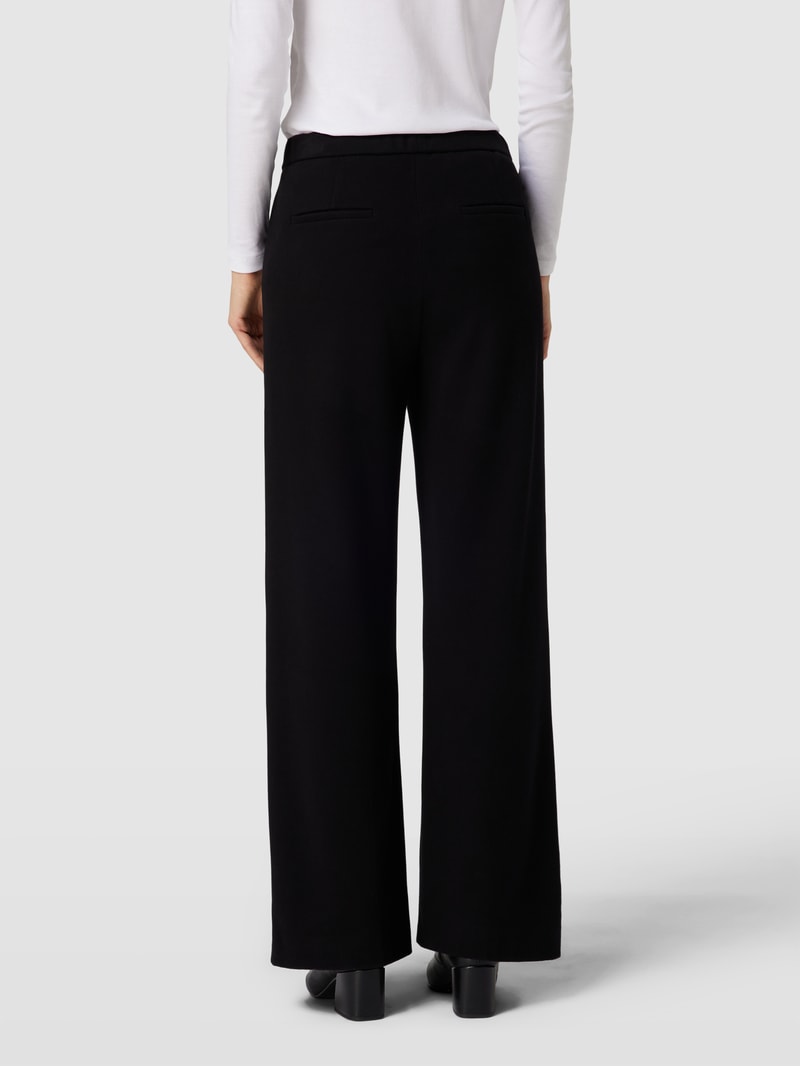 Hose mit weitem Bein Modell 'PALINA' in schwarz