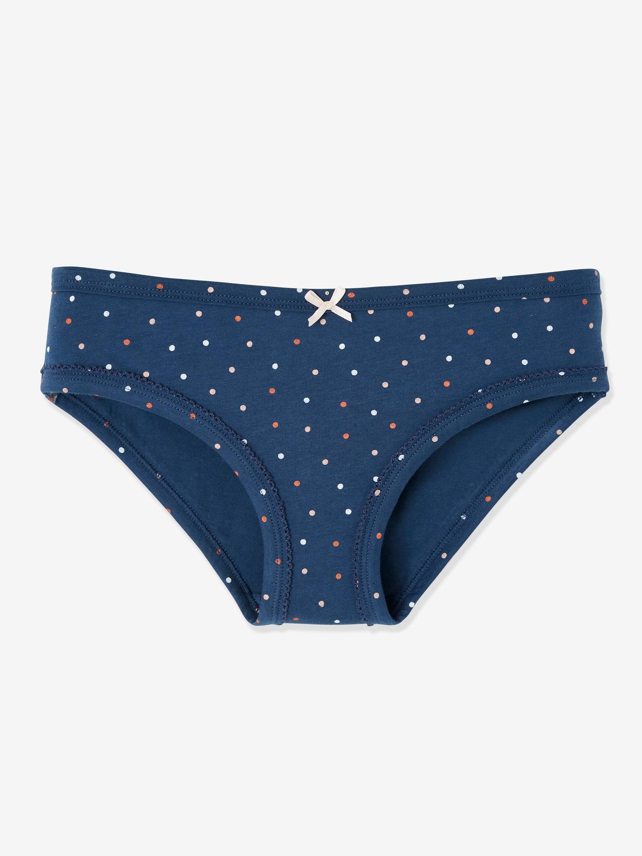 Lot de 5 culottes fille fantaisie lot ivoire