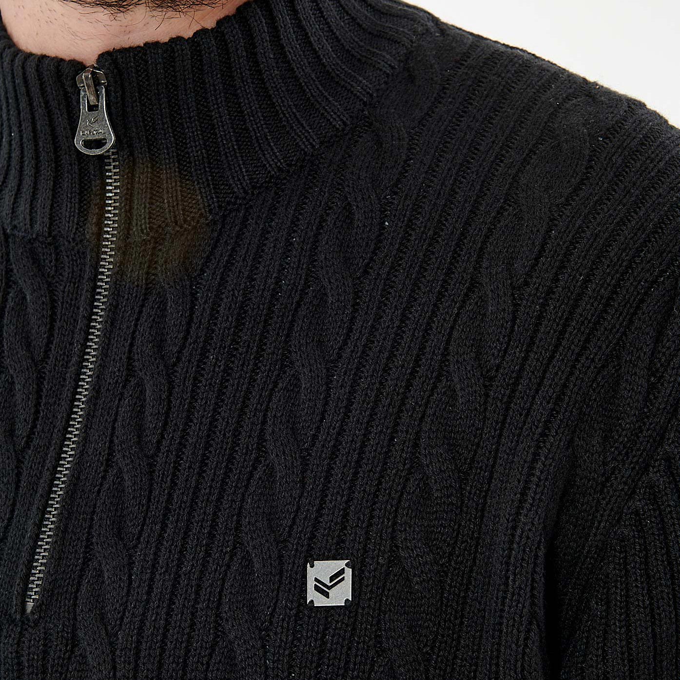 VOREX  Pull noir homme