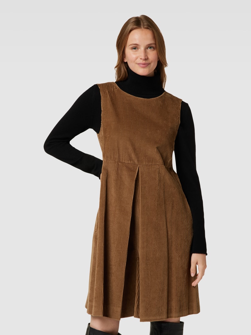 Jumpsuit mit Kellerfalten Modell 'KANSAS' in camel