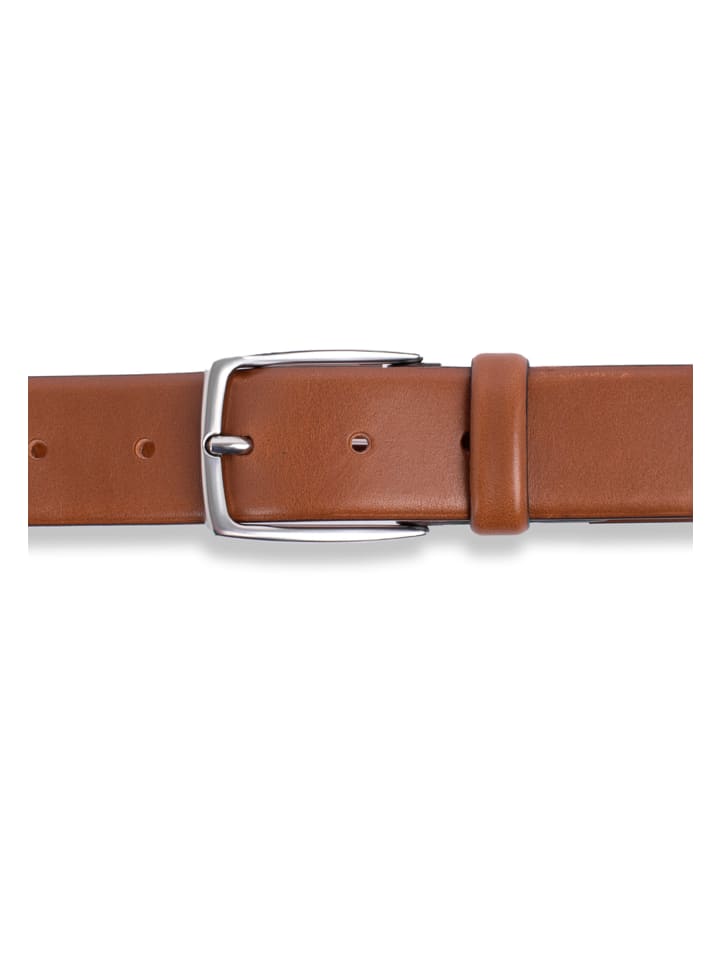 Roy Robson Ledergürtel Eleganter Business Ledergürtel in BRAUN günstig kaufen