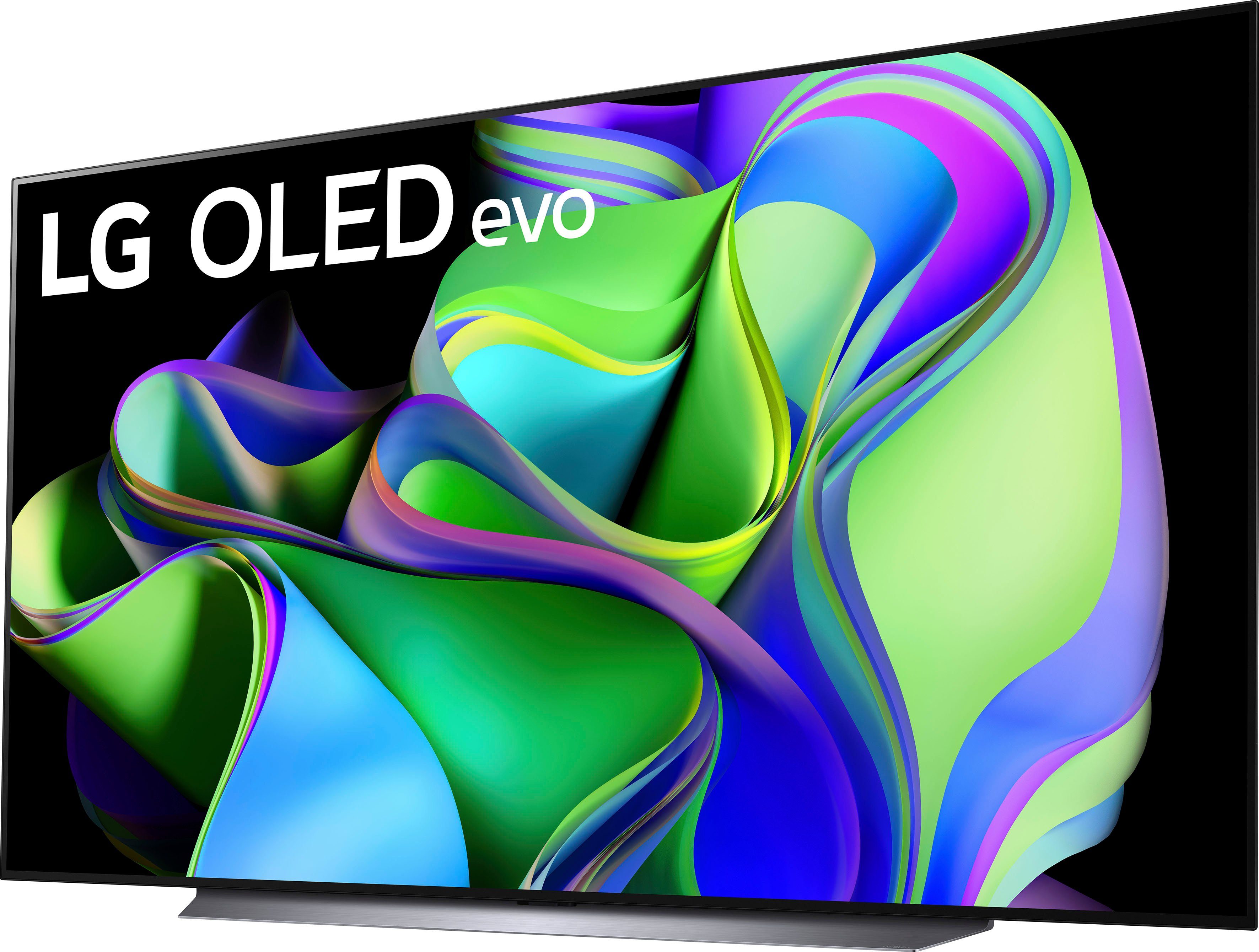 LG OLED83C37LA OLED-Fernseher (210 cm/83 Zoll, 4K Ultra HD, Smart-TV, OLED evo, bis zu 120 Hz, α9 Gen6 4K AI-Prozessor, Twin Triple Tuner)