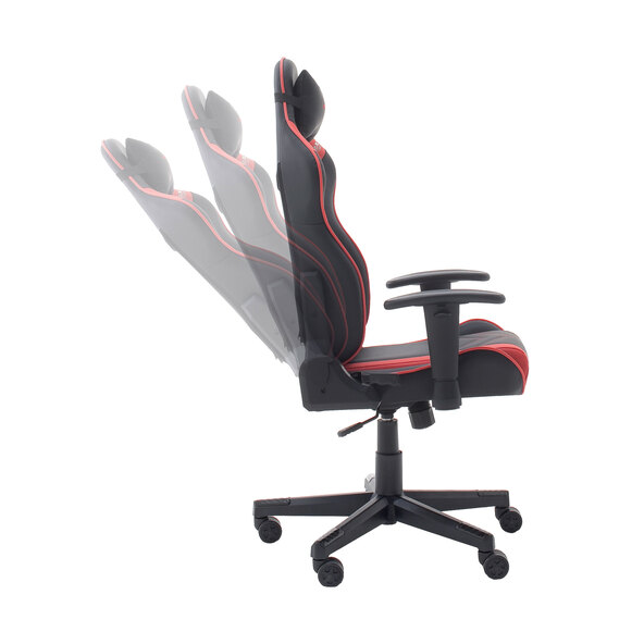 Gaming-Stuhl Chefsessel, schwarz-rot