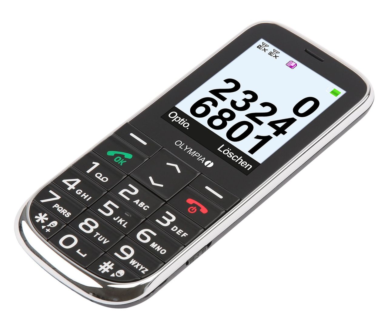 Olympia Mobiltelefon OLYMPIA Joy II, schwarz*