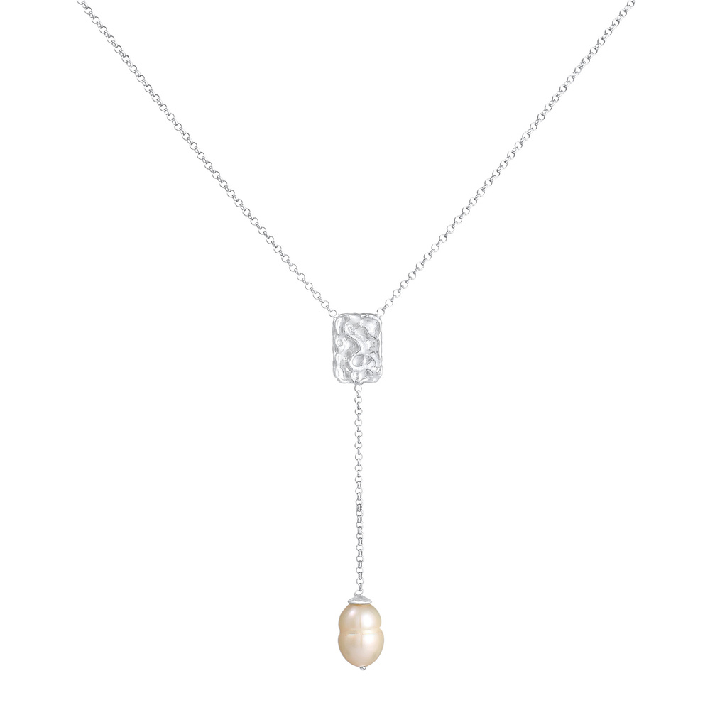 Elli PREMIUM Elli PREMIUM Collier Collar en Y para damas Colgante Barroco orgánico intemporal  collier