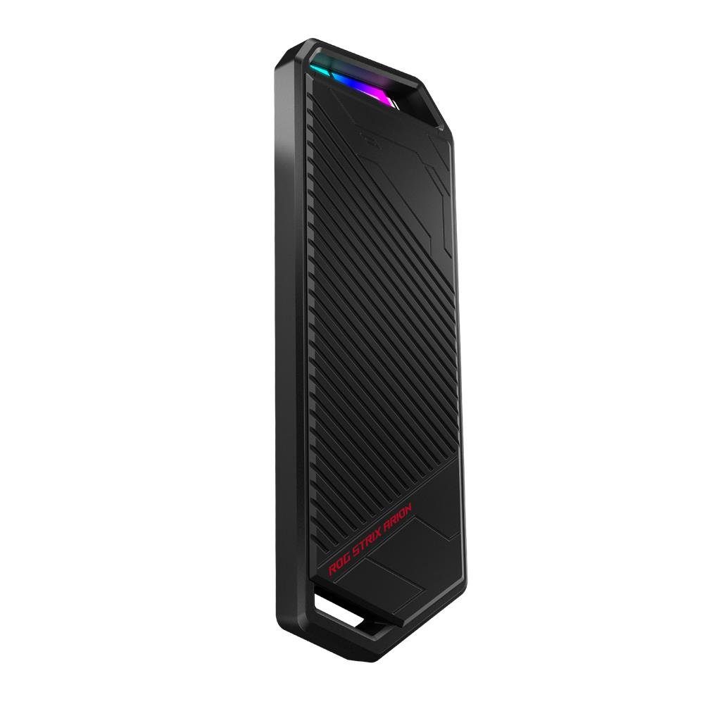 Asus ROG Strix Arion S500 externe Gaming-SSD, USB-C 3.2 Gen 2, NVMe DRAM 500GB 256-Bit AES NTI Backup Now EZ schwarz