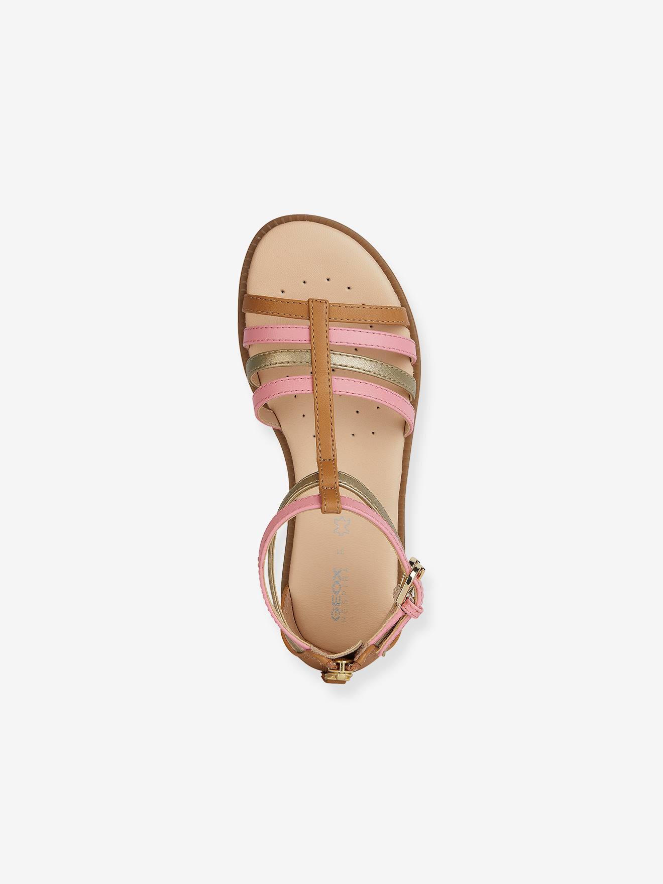 Geox Mädchen Sandalen J7235 Karly Girl GEOX - braun