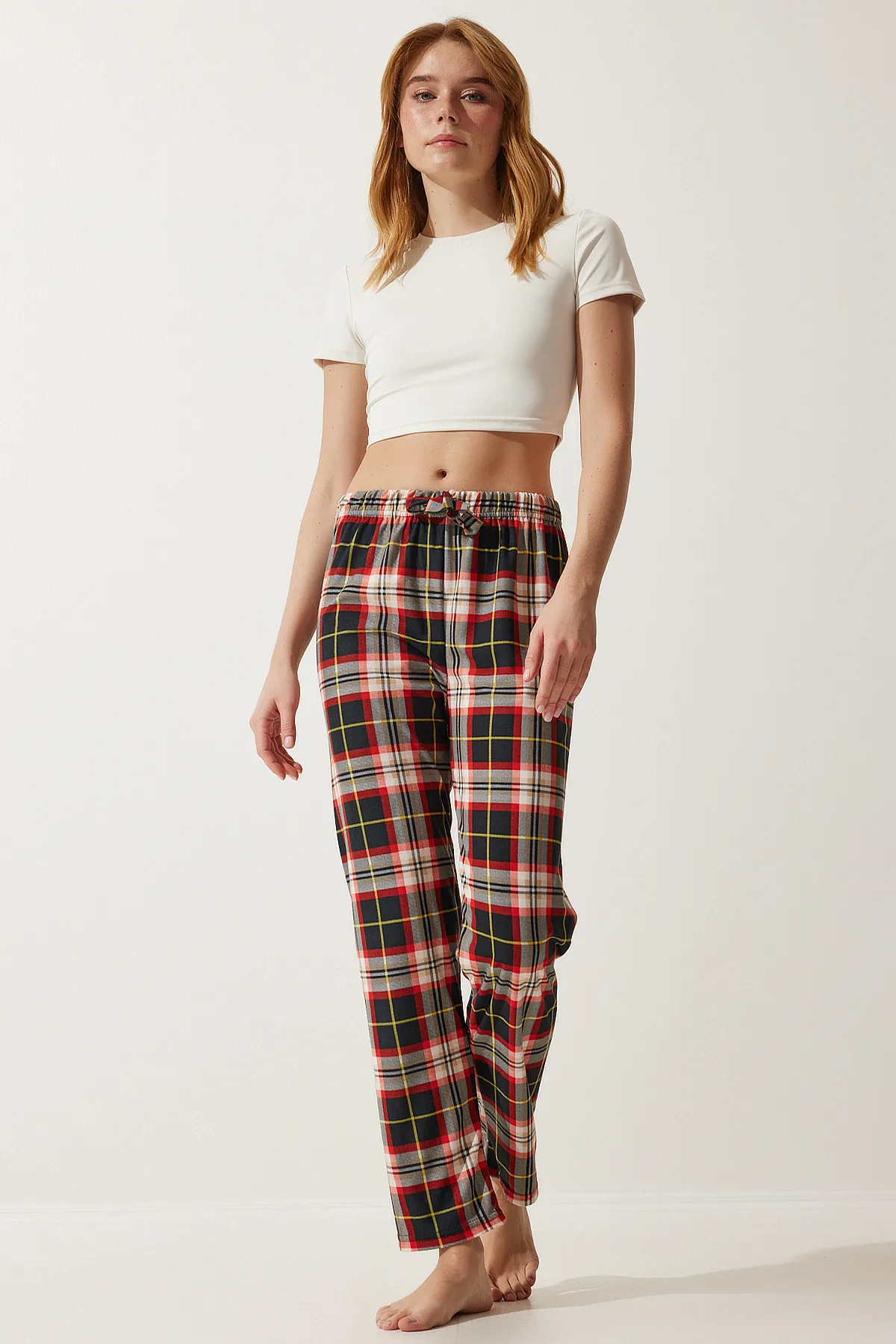 Happiness İstanbul  Pyjamahose - Schwarz - Relaxed