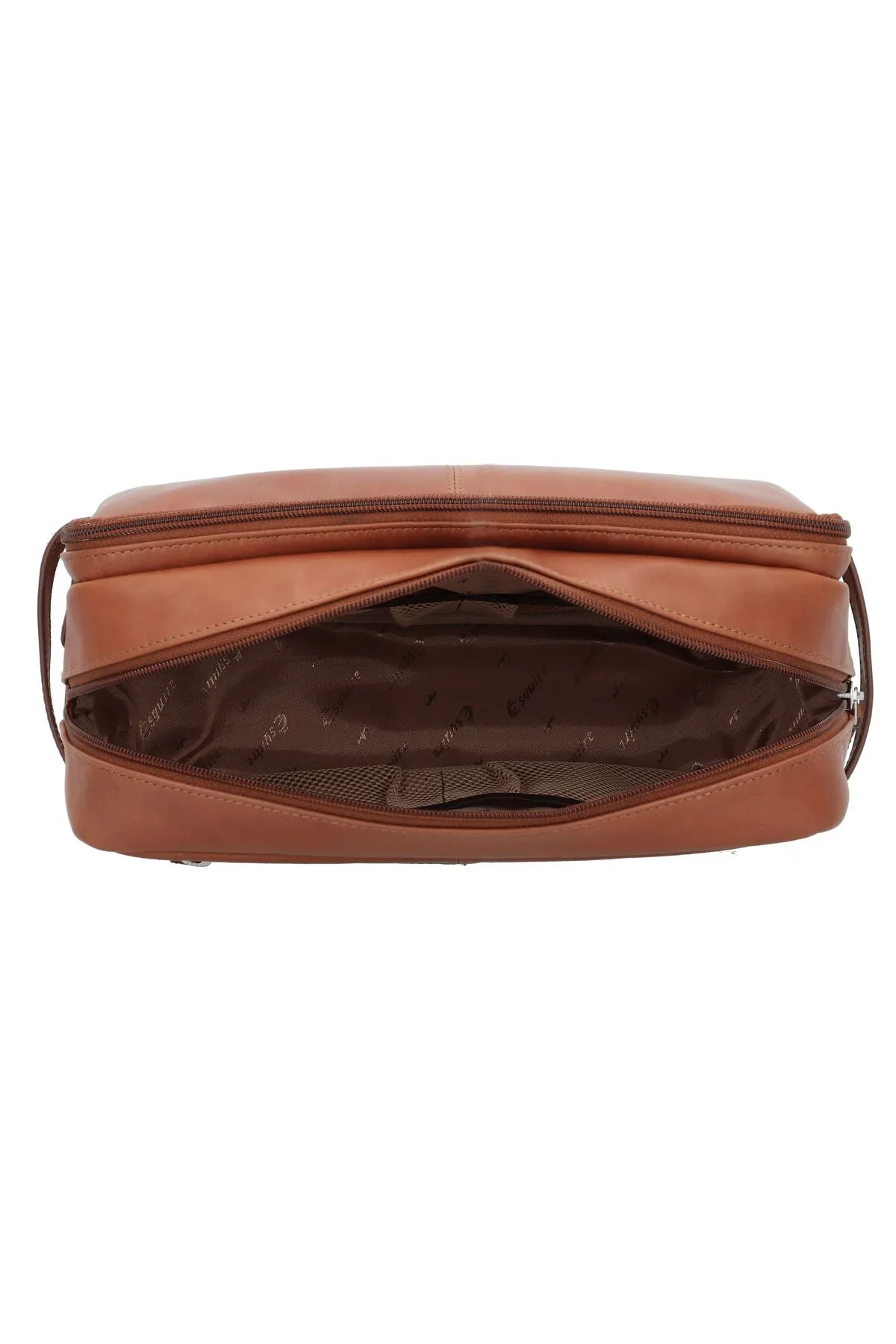 Esquire  Dallas Kulturbeutel Leder 27 cm
