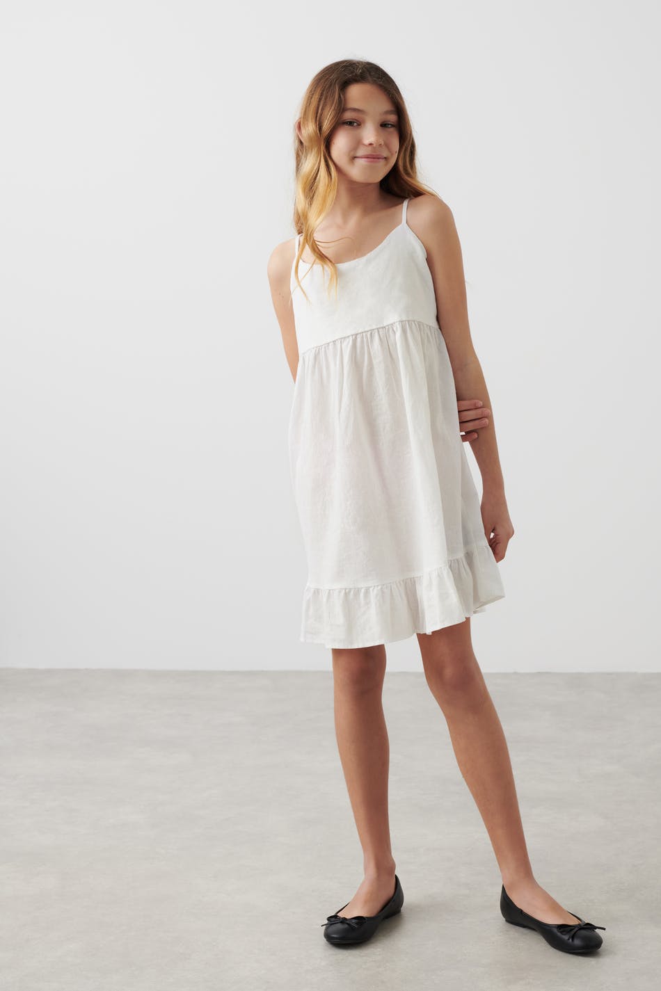 Y linenmix dress