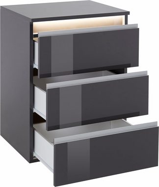 Tecnos Nachtkommode Mailand, Höhe 66 cm
