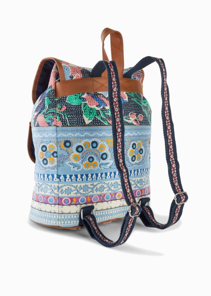 Rucksack mit Stickerei und Pailletten