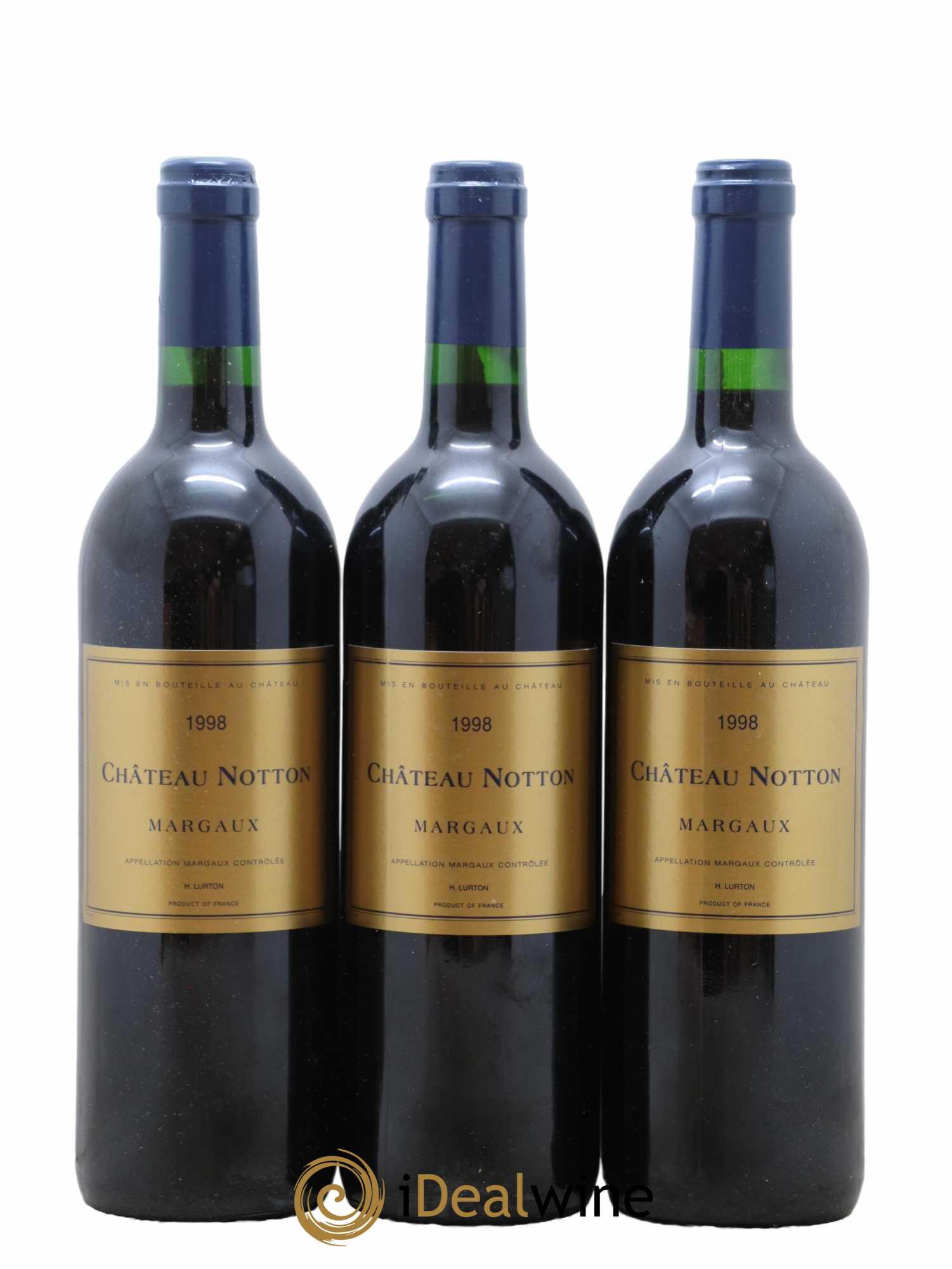 Château Notton  1998 - Lot de 6 Bouteilles