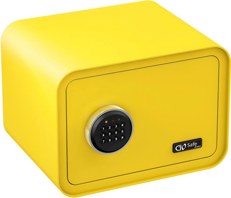 Olympia Einbruchschutztresor GoSafe 100 Gelb 260 x 350 x 350 mm Elektronisch