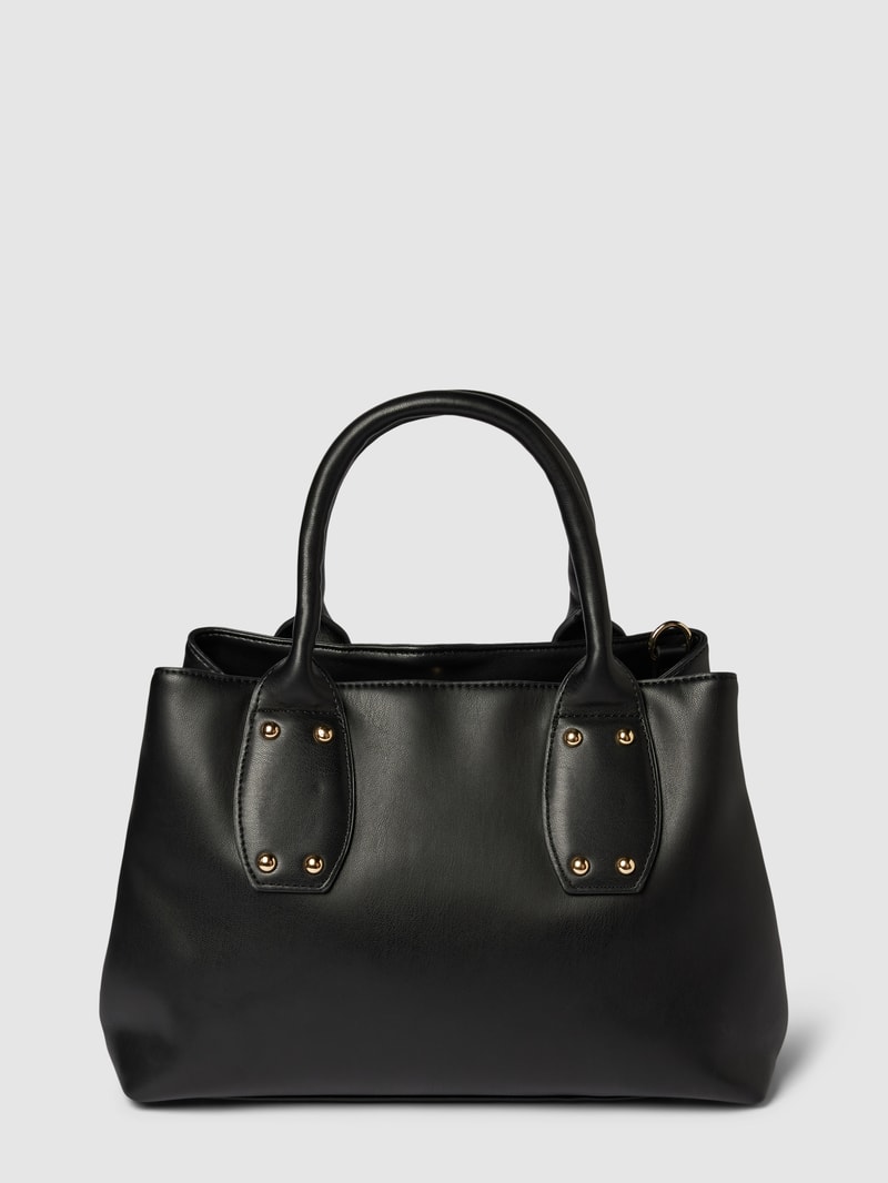 Handtasche in Leder-Optik Modell 'CHAMONIX' in schwarz