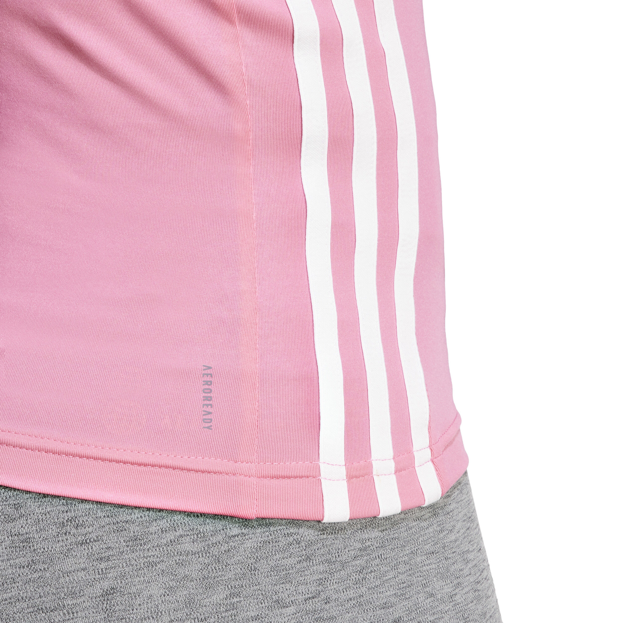 Training ES 3 Stripes Tank-Top Damen - Pink, Weiß