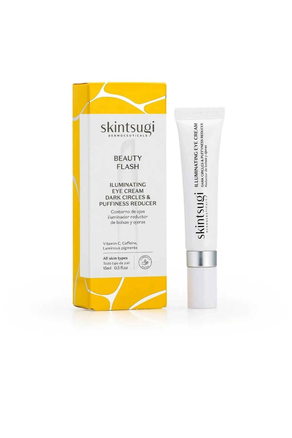 Skintsugi  Beauty Flash Augenkontur-Illuminator, Reduzierter Lidschatten und Lidschatten, Skintsugi, 15 ml