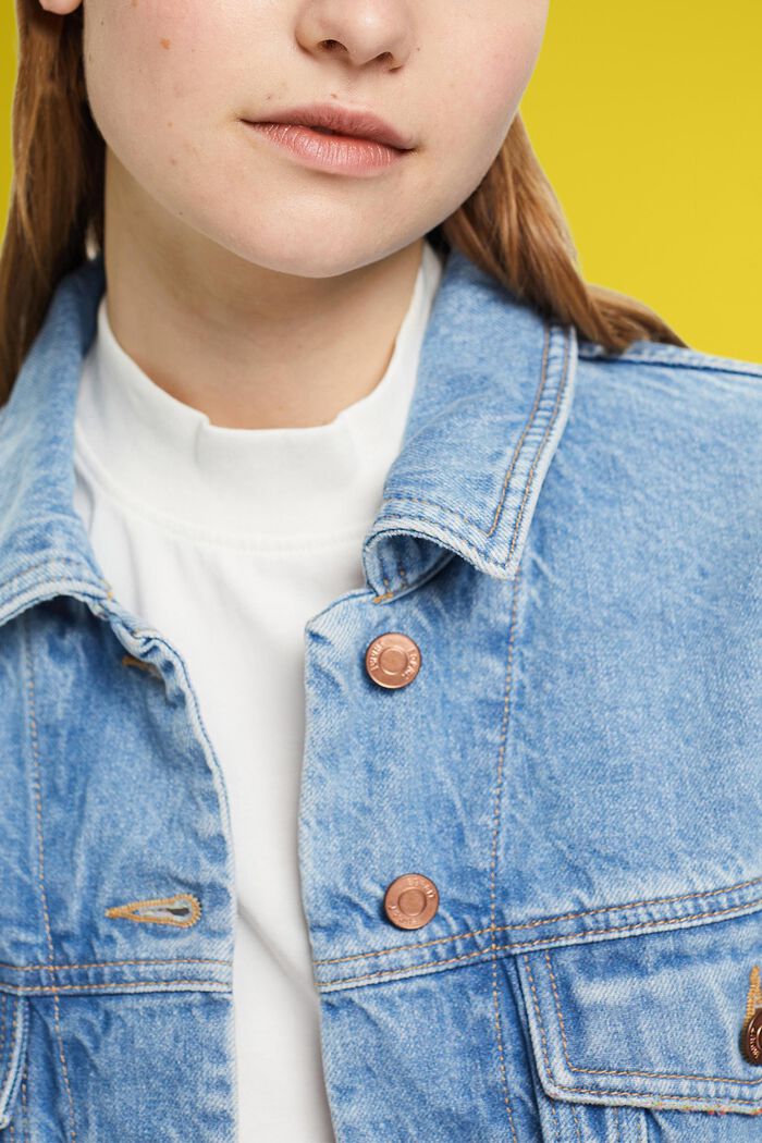 Denim-Jacke aus reiner Baumwolle
